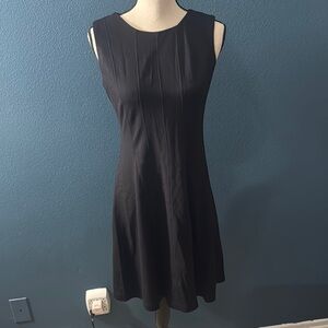 Chelsea & Theodore Black Midi Dress